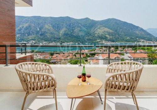 Modern Apartment with Sea View and Two Underground Parking Spaces in Kotor-Dobrota.