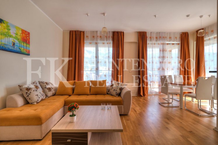 Spectacular apartment, 93m2, in Budva – Becici, in the Apart Hotel Harmonia, with a magnificent sea view, in Montenegro.