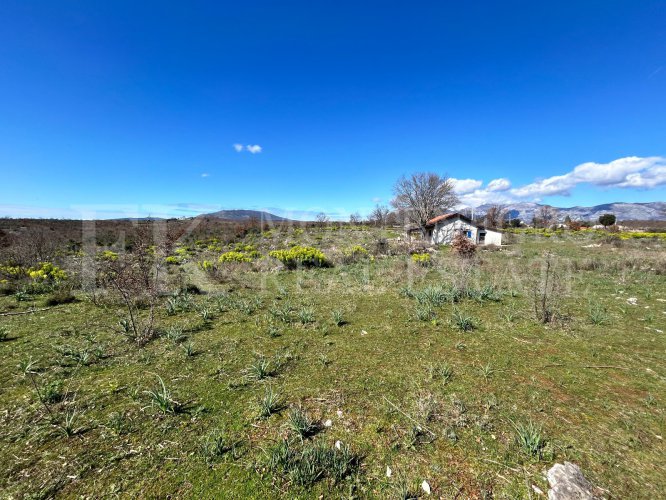 *Редкое предложение недалеко от Ульциня. Свеже отремонтированный и законно построенный дом, 90 кв.м, участок 83 000 кв.м, с видом на Ада Бојану и море, в Черногории.